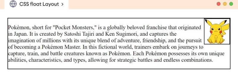 Ứng dụng Float Layout CSS
