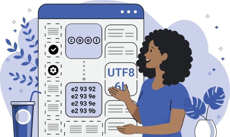 UTF-8 encoding UTF-8 encoding