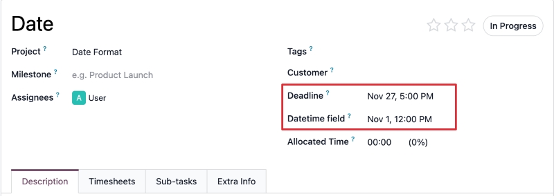 Vai trò của datetime Vai trò của datetime