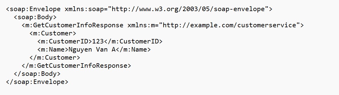 Ví dụ về SOAP