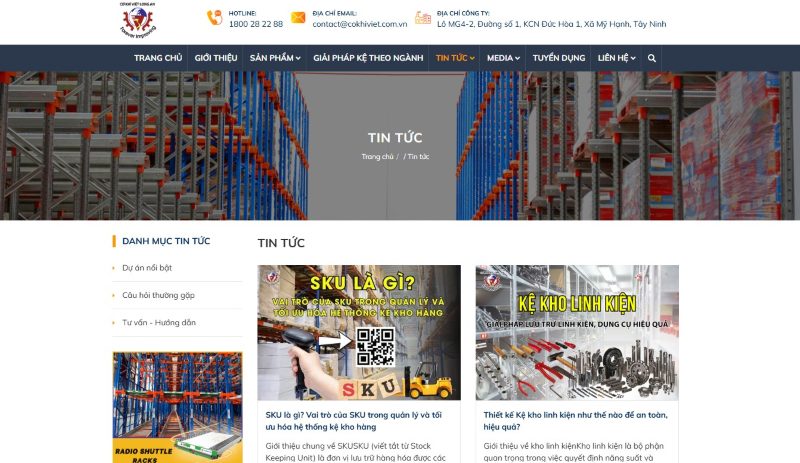 Web cơ khí Web cơ khí