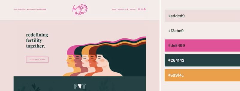 Web color schemes