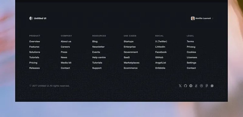 Web menu