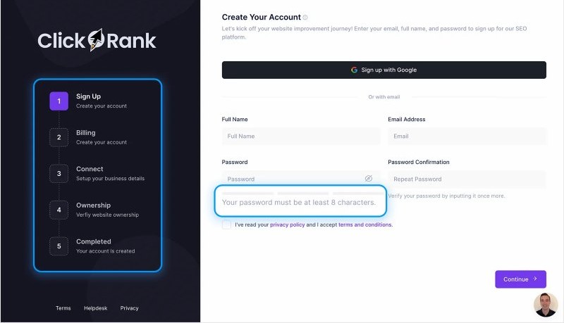Web microcopy