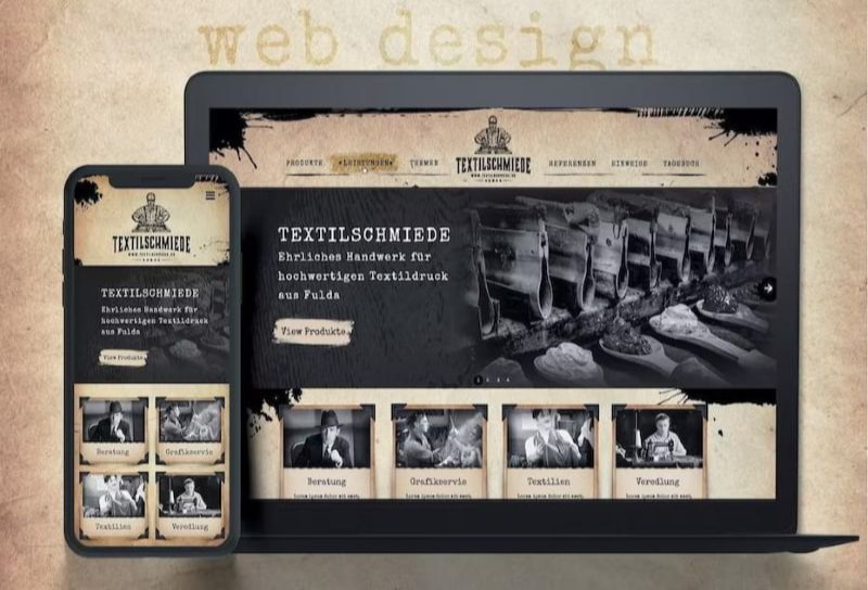 Thiết kế website vintage đưa cảm xúc hoài cổ vào không gian số