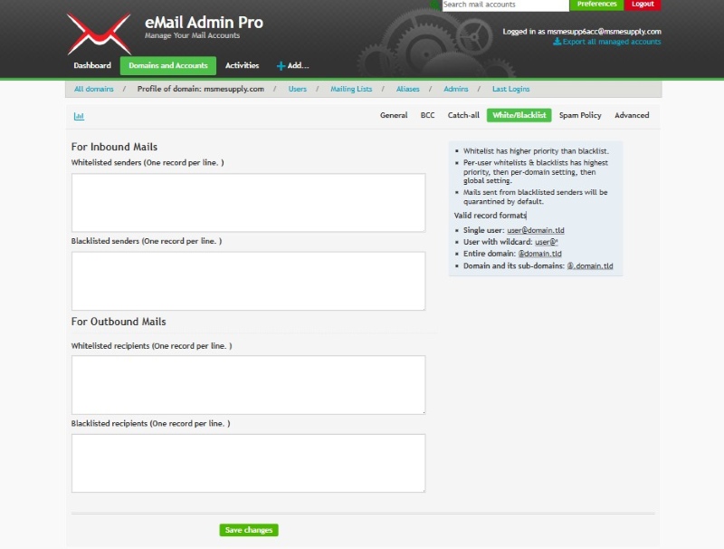 Webadmin Email Pro Webadmin Email Pro