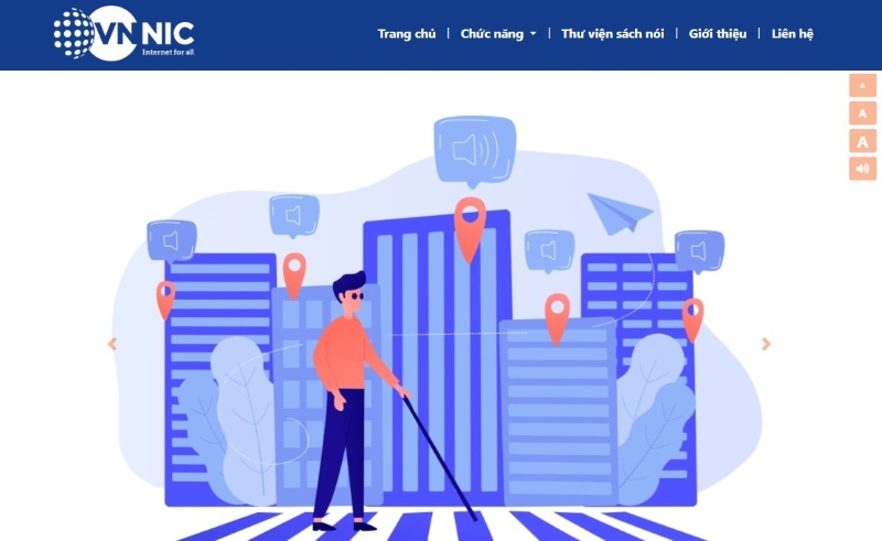Website cho người khiếm thị