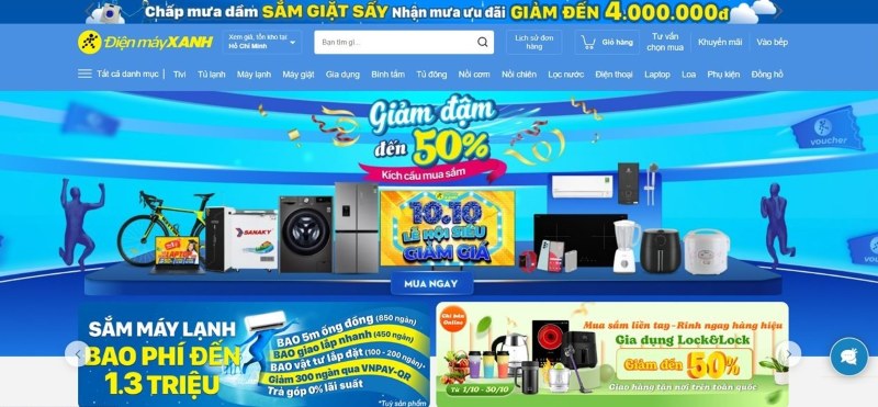 Website điện lạnh