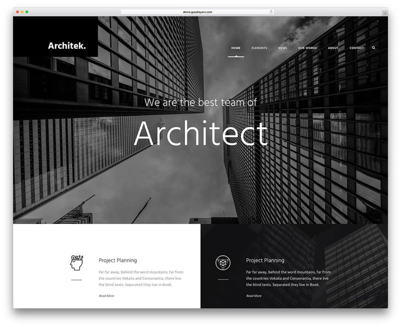 Website kiến trúc