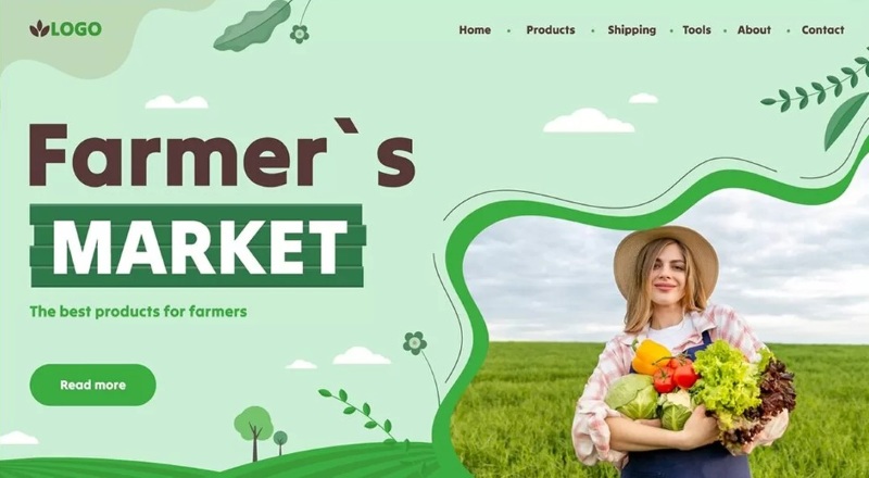 Website lĩnh vực nông nghiệp