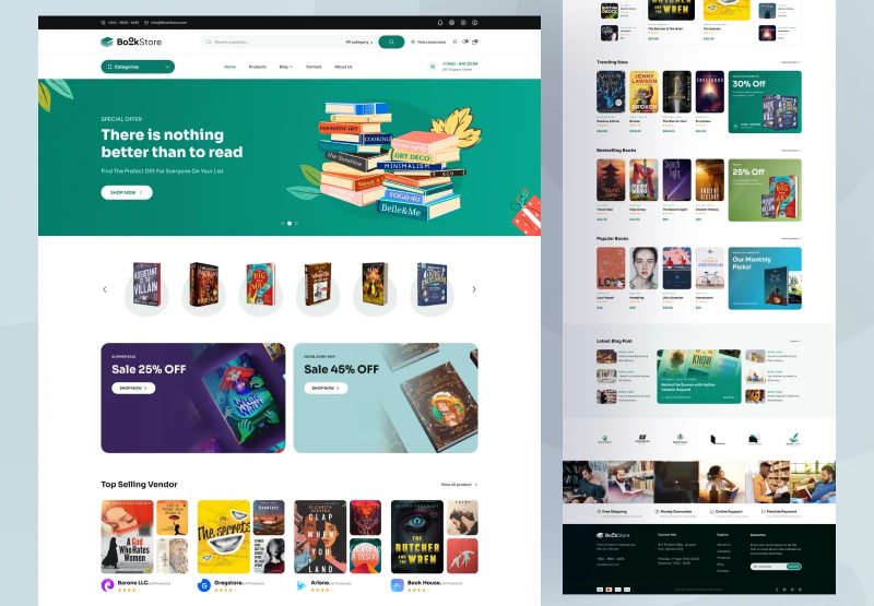 Website nhà sách Website nhà sách