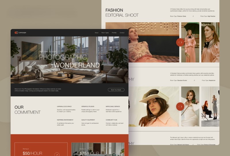 Các mẫu web studio design vừa đẹp vừa chất không thể bỏ qua