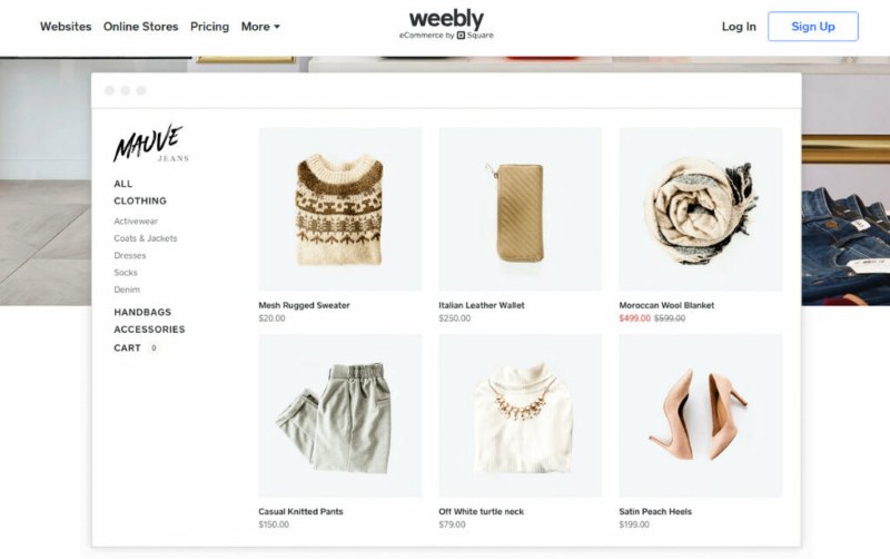 Weebly website