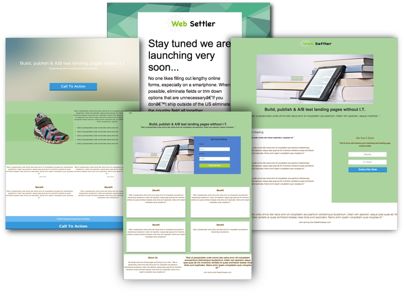 WP plugin landing page