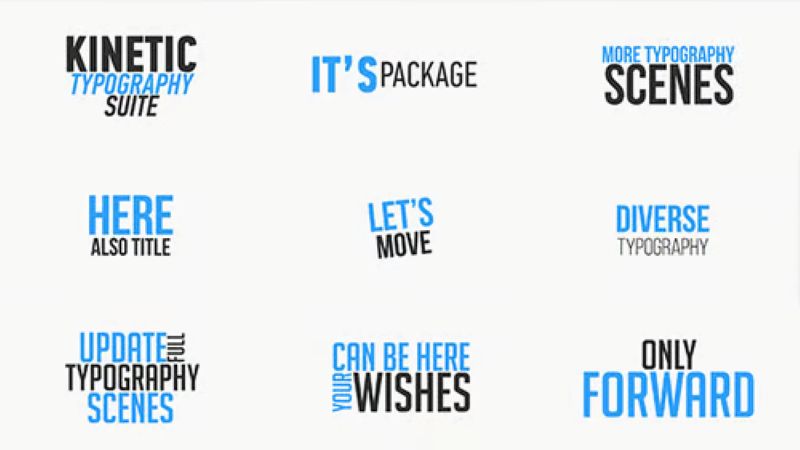 Xây dựng kinetic typography web Xây dựng kinetic typography web