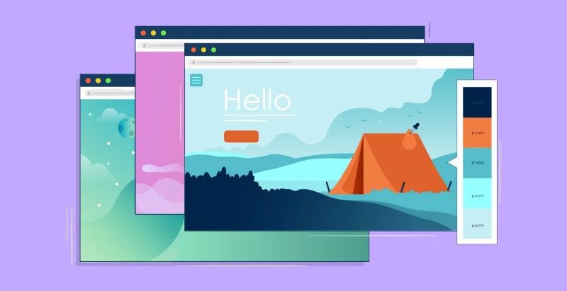Xu hướng color scheme trong thiết kế web