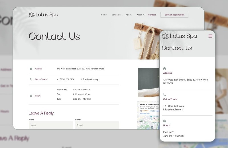 Xu hướng contact page