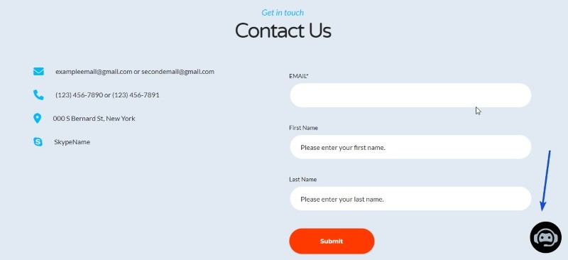 Xu hướng trang liên hệ trên website