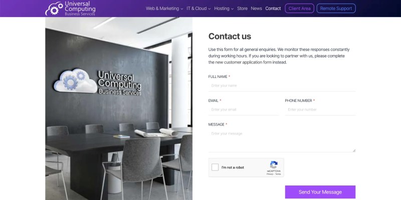 Xu hướng trang liên hệ