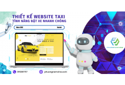 Thiết kế website Taxi tích hợp tính năng đặt xe nhanh chóng
