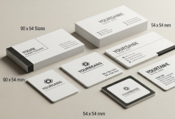 Kích thước name card chuẩn là bao nhiêu? Cập nhật mới nhất
