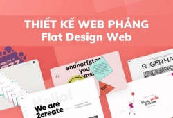 Thiết kế web phẳng (flat design) là gì? Tại sao được ưa chuộng?