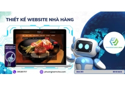 Thiết kế website nhà hàng, quán ăn