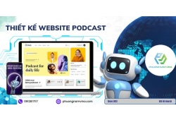 Thiết kế website podcast ấn tượng, mang đậm dấu ấn cá nhân