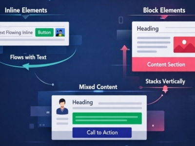 Thẻ inline HTML là gì? Phân biệt thẻ block và inline trong HTML