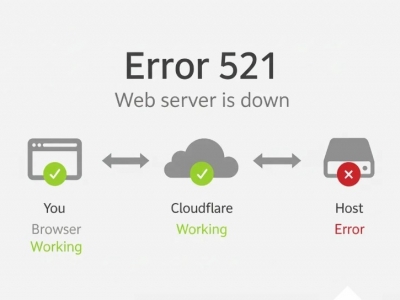 Lỗi 521 là gì? Cách khắc phục lỗi 521​ web server is down
