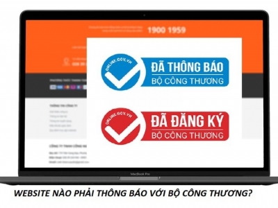 Website nào phải đăng ký, thông báo với Bộ Công Thương?