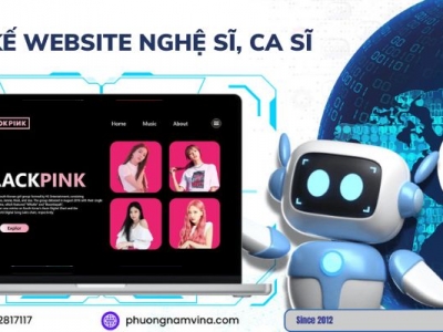 Thiết kế website nghệ sĩ, ca sĩ