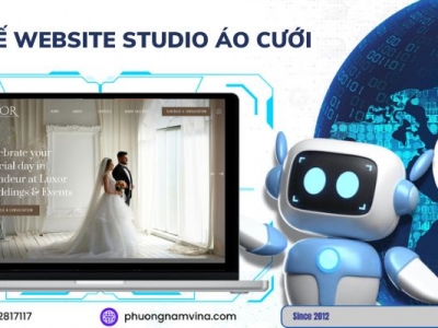 Thiết kế website studio áo cưới